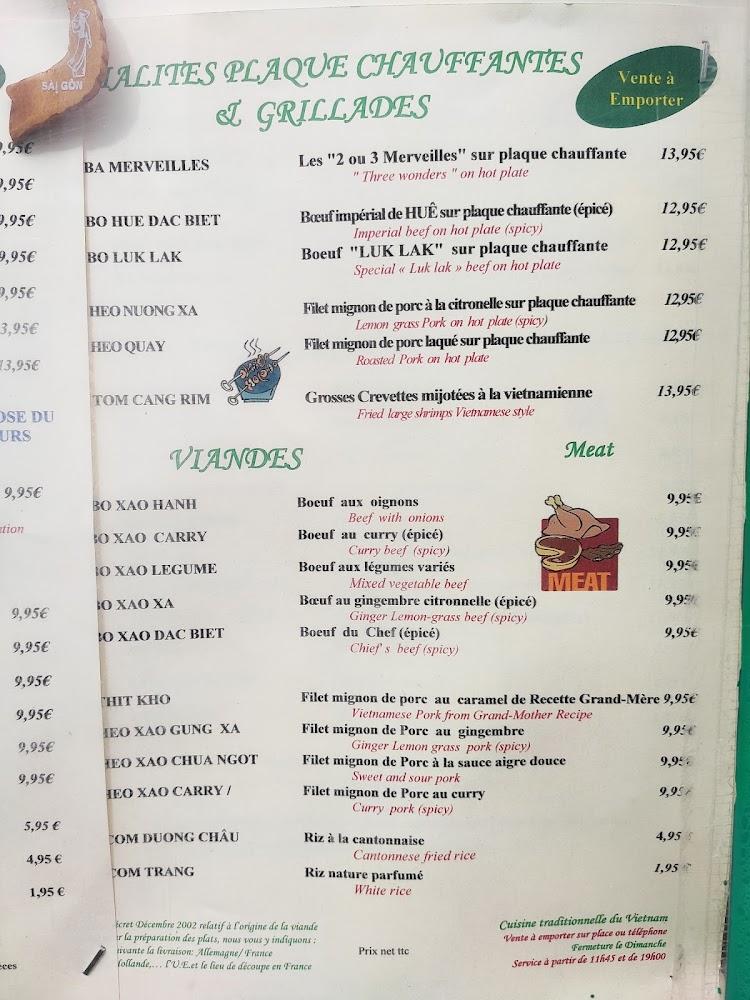 Le Vietnam - Menu Image 3