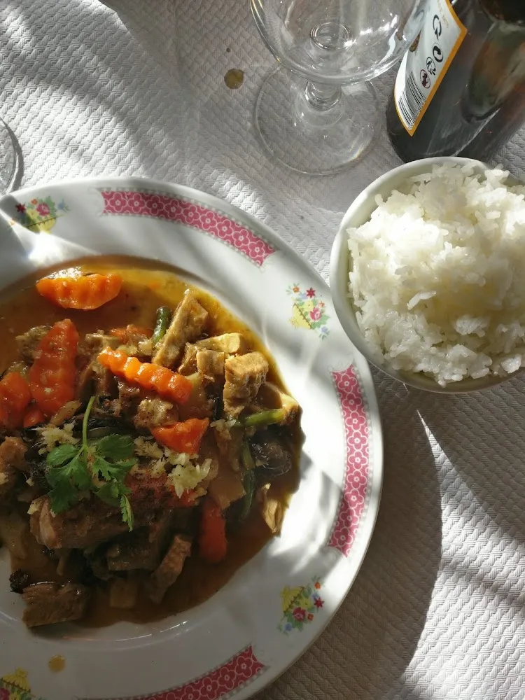 Suprême Végétarien Au Gingembre Et Riz Nature